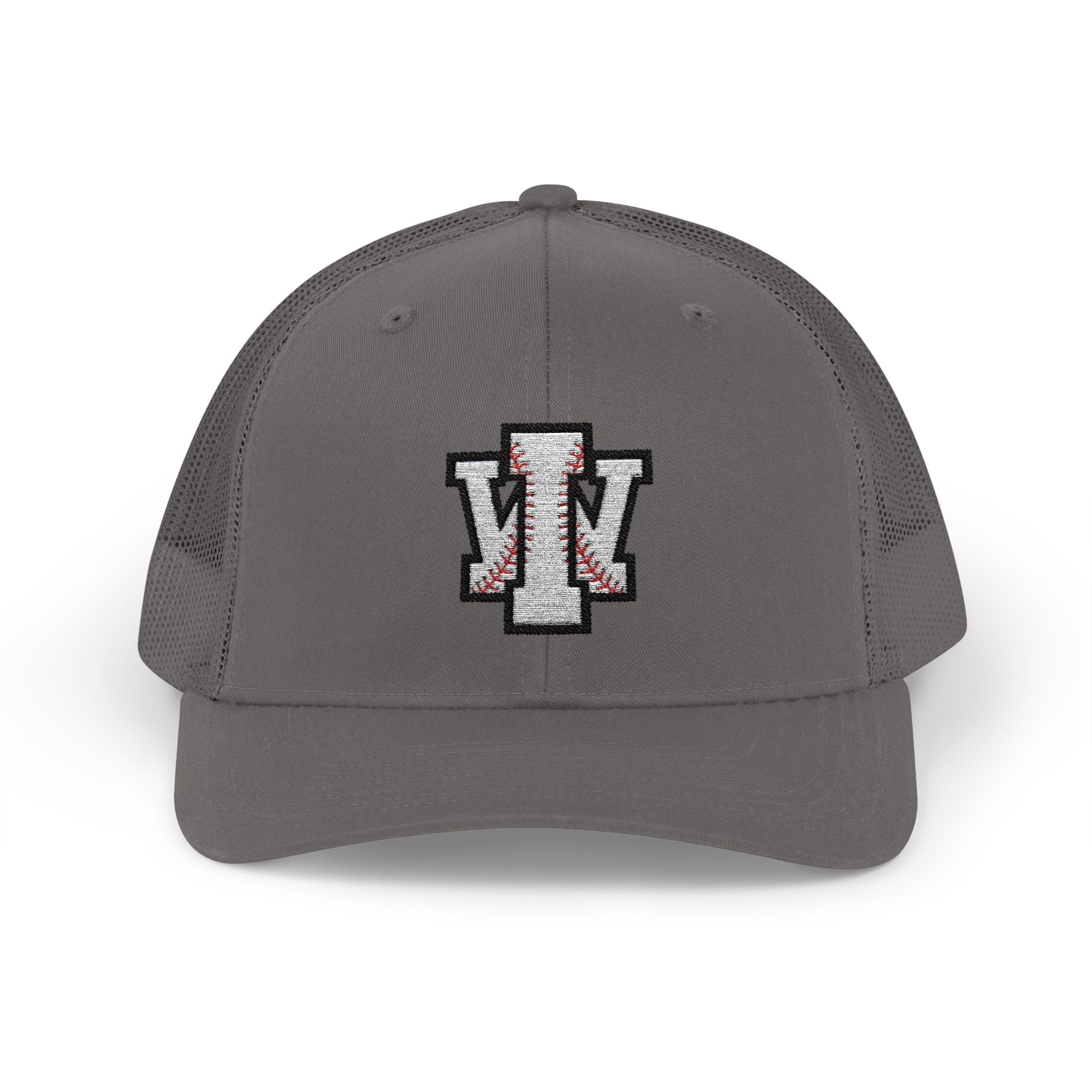 Snapback WI baseball trucker hat